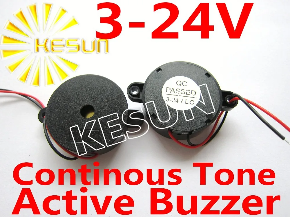 

3-24V Continous Tone Active Piezo Buzzer 42mm * 16mm HYD-4216 x50PCS