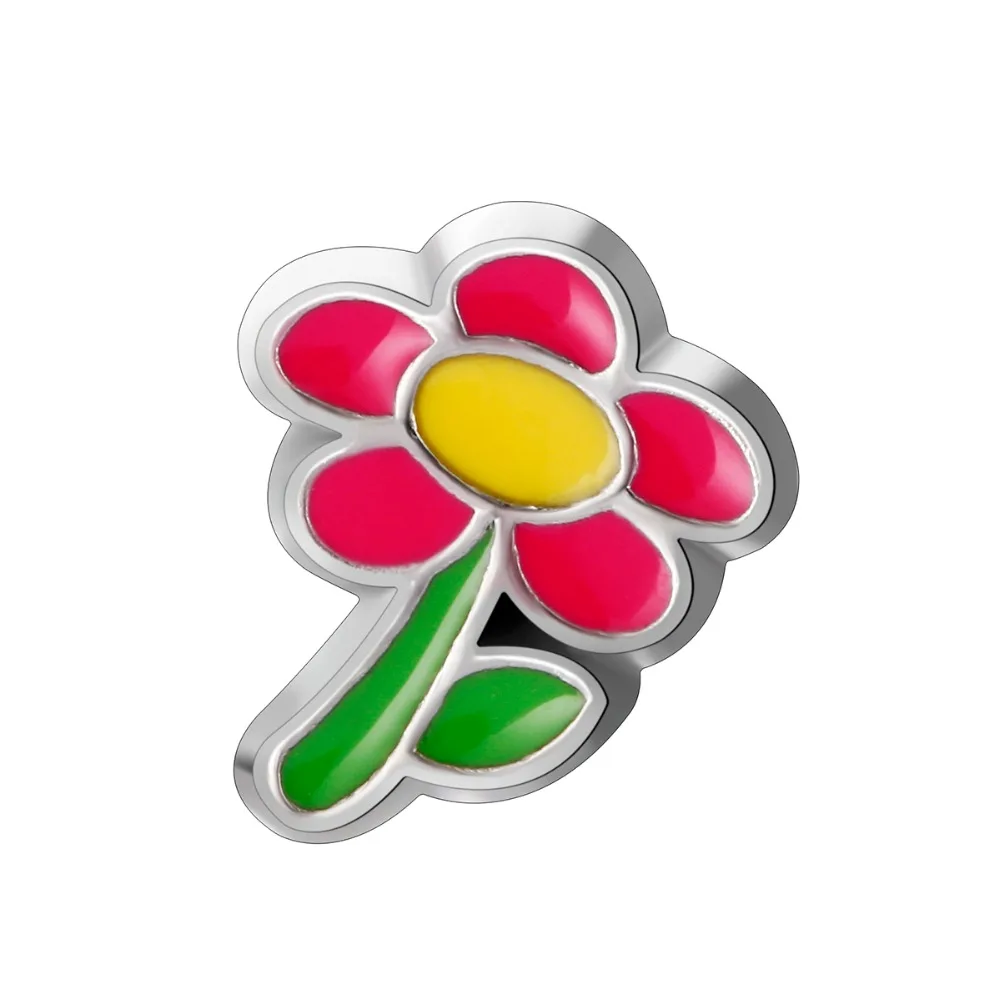 

10pcs Beautiful Flower Custom Floating Charms For Glass Locket