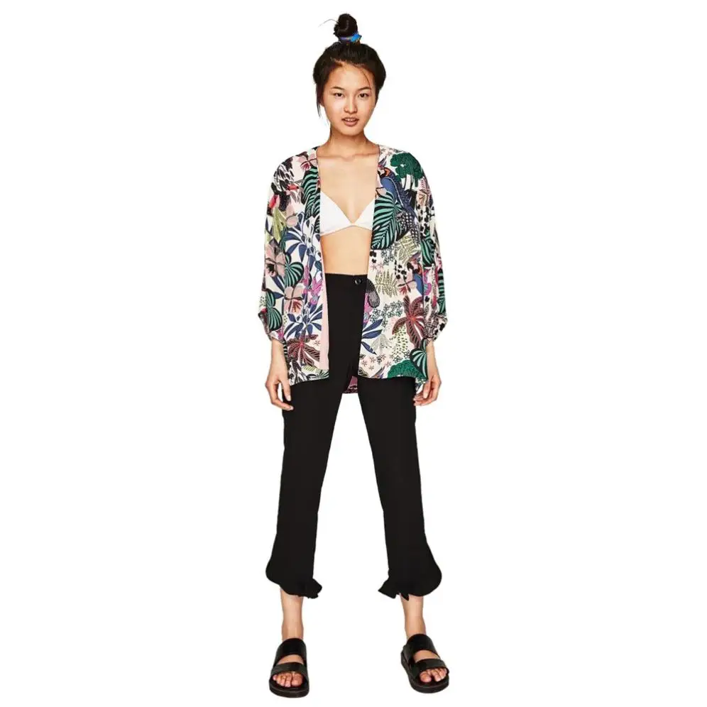 blusa manga kimono