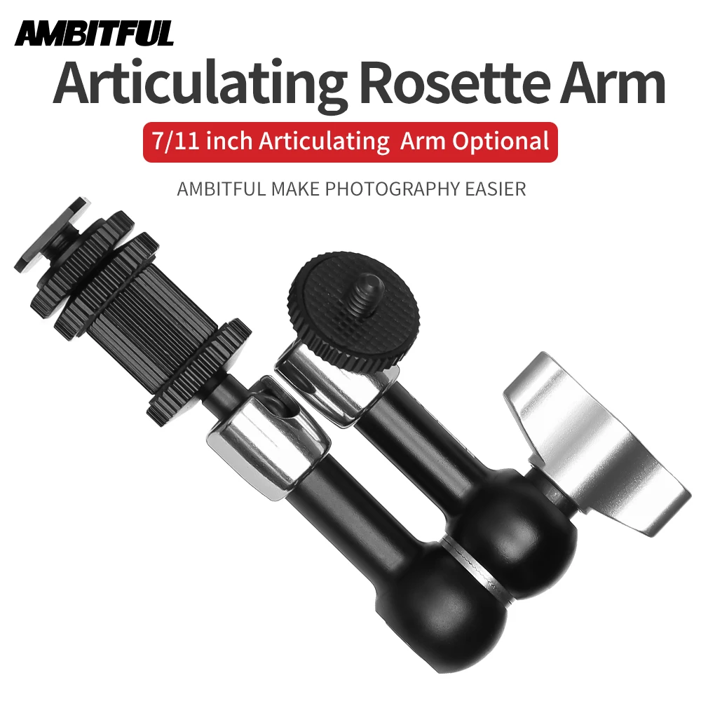 AMBITFUL DSLR 7 &quotили 11&quot шарнирная розетка для камеры Magic Arm с держателем холодной