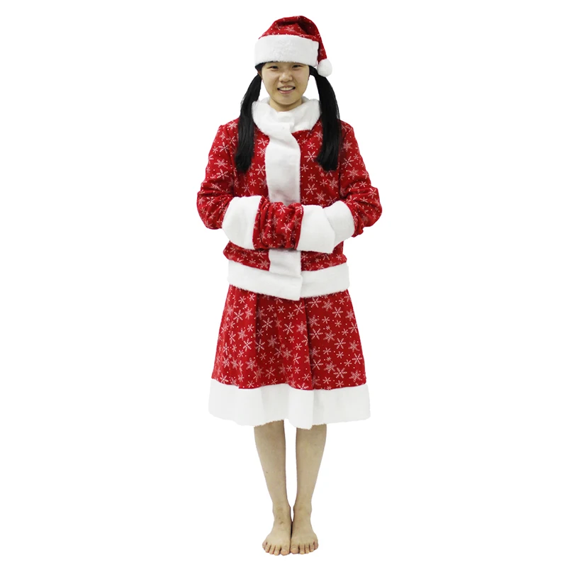 Рождественский костюм Санта Клауса для женщин Снегурочка костюм Снегурочка Рождественский косплей костюм сексуальное женское