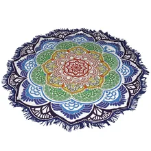 Круглый пляжное Чехлы для мангала до бассейн дома душ Полотенца Одеяло летнее платье Скатерти Йога Коврики парео#20