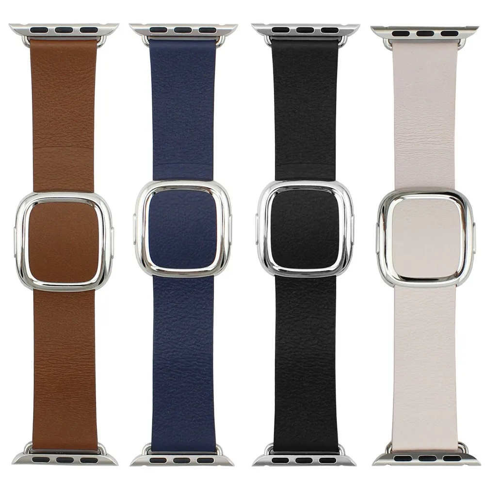 Для Apple Watch band Современные Пряжка Ремешок для iWatch браслет 38 ММ 42 Гладкий Гранада