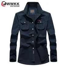 WWKK мужские деловые походные рубашки с длинным рукавом мужские корейские тонкие дизайнерские Формальные повседневные мягкие удобные мужские Размеры M-7XL рубашки
