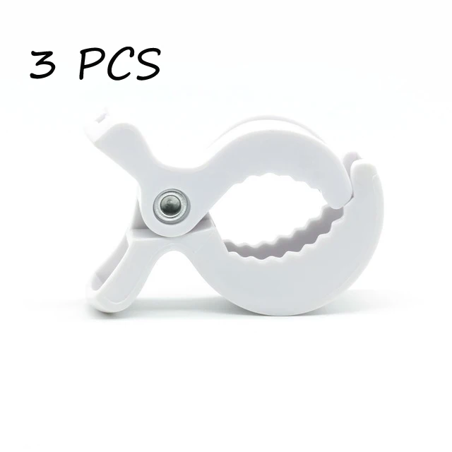 White--3PCS Детская лампа, коляска, колышки, аксессуары для игры в спортзал, прорезыватели, зажимы, крючок, муслин, органайзер, игрушки для младенцев, чехол для сиденья автомобиля, одеяло, зажимы - Цвет: White--3PCS
