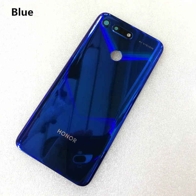 Новинка, задняя крышка из закаленного стекла для huawei Honor View 20/Honor V20, задняя крышка для батареи, корпус+ рамка для камеры+ крышка для вспышки
