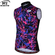KIDITOKT велосипедные жилеты полиэстер летние без рукавов быстросохнущие MTB Одежда для велосипеда Джерси Майо Ropa Ciclismo