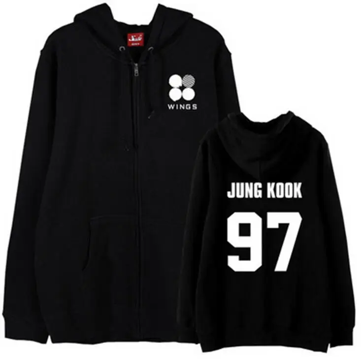 KPOP Bts BangTan Boys Wings album sweatershirt Jung kook Jimin J hope