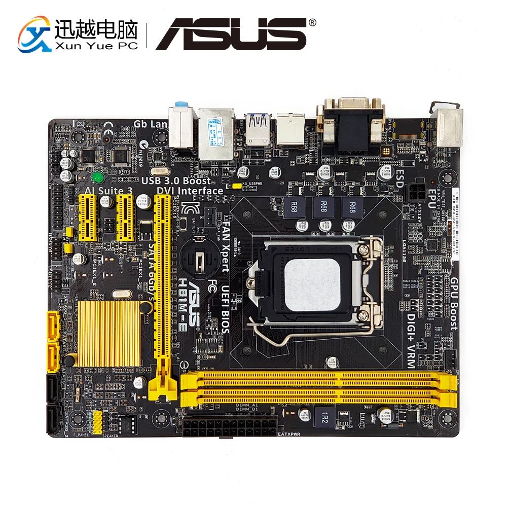 Asus H81M-E Desktop Motherboard H81 Socket LGA 1150 i7 i5 i3 DDR3 16G SATA3 UBS3.0 VGA DVI Micro-ATX Asus H81M-E Desktop Motherboard H81 Socket LGA 1150 i7 i5 i3 DDR3 16G SATA3 UBS3.0 VGA DVI Micro-ATX