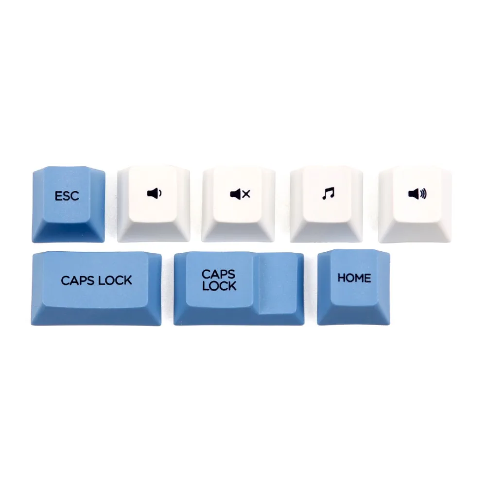 Голубое небо и белое облако keycap 112/157 клавиш PBT Вишневый профиль краситель-сублимированный MX Переключатель для механической клавиатуры keycap