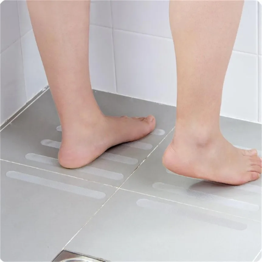 10Pcs Anti Slip Bath Mat Grip Stickers Non Slip Shower Strips Flooring
