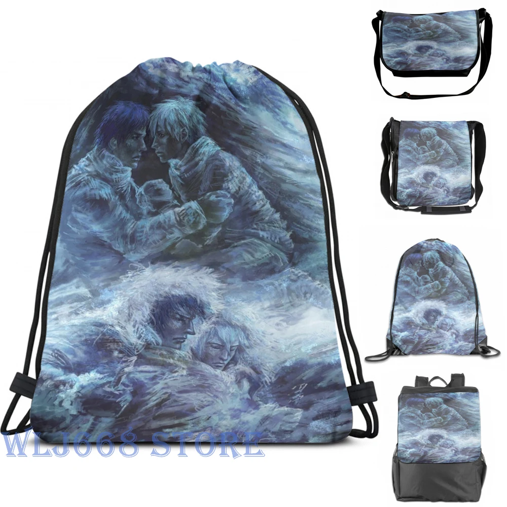 Funny graphic print shoulder Bags women Left hand of darkness Single backpack travel for men Gym Bag | Багаж и сумки