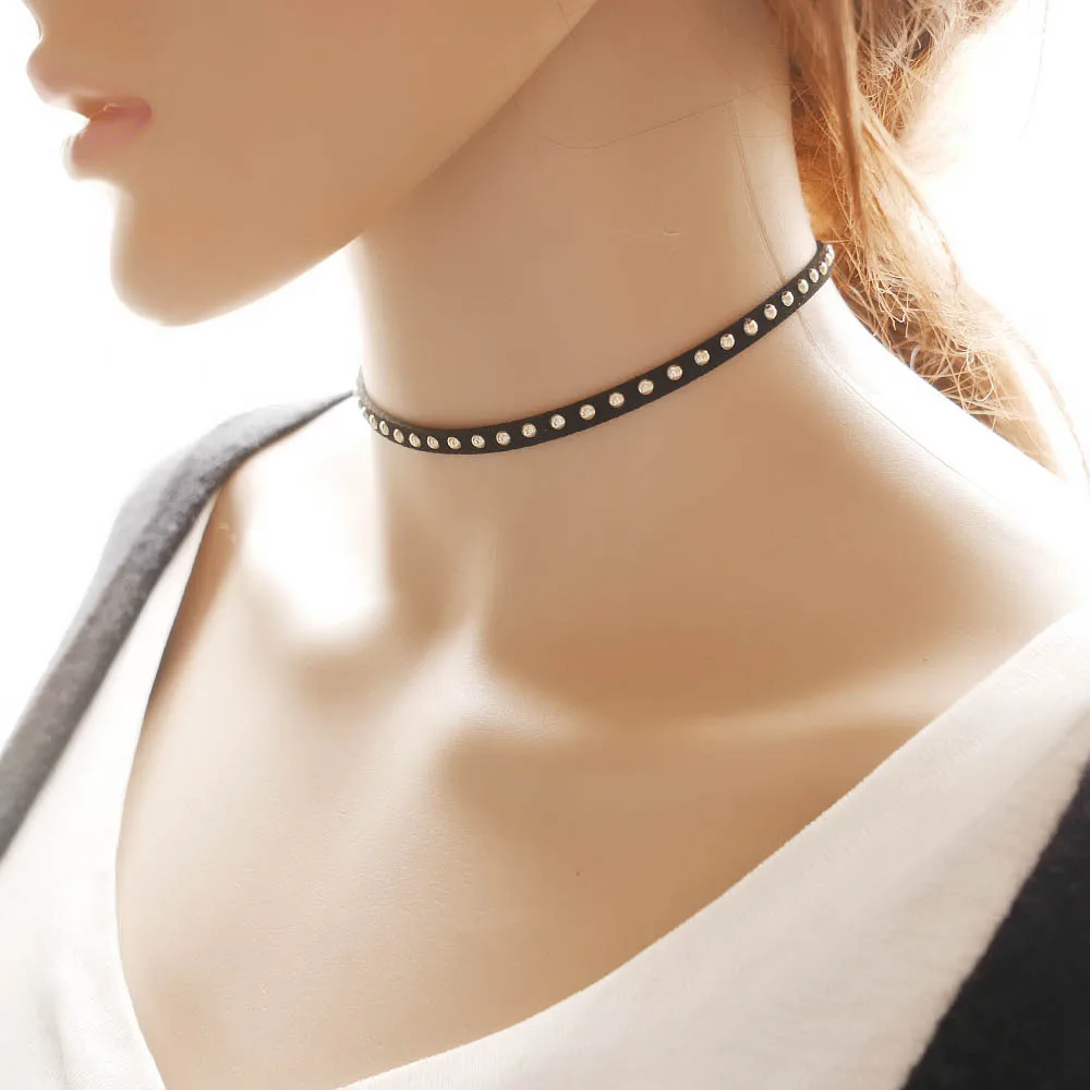 

Choker Moana New Classic Zinc Acrylic Lovers' Maxi Necklace Collares Collier Bohemian Rivet Nail Hot Twist Plain / Light For