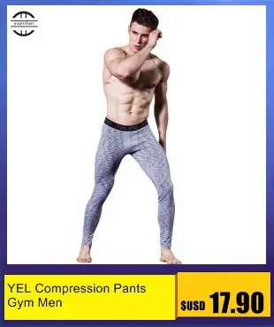 Yuerlian New GYM Compression Bodybuilding Pantalones Hombre Fitness Tights Trousers Sweat Pants For Men Sport Running Leggings