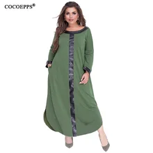 Otoño 5XL 6XL tallas grandes mujeres vestido largo 2019 invierno tamaño grande cálido vestido Casual mujeres ropa talla grande Maxi vestidos sueltos