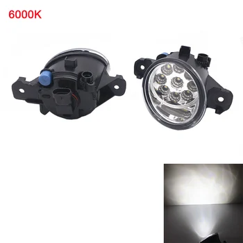 

2pcs 55W 9 LED L&R LED Driver Passenger Fog Light Lamps w/ H11 Halogen Bulbs For Nissan, Infiniti