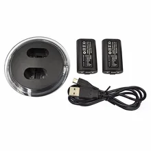 Для xbox ONE двойная зарядная док-станция контроллер зарядное устройство и 2 дополнительных аккумулятора