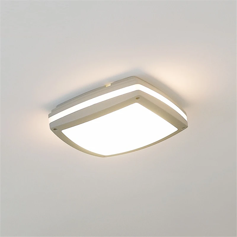 Lâmpada de Alumínio 100-240vac à Prova Luz de Teto Luz de Parede Água Milho Substituível Ip54 Anti Inseto Banheiro Lâmpada Varanda D24 24 w Led
