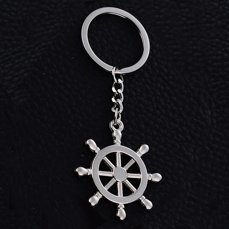 High Quality Metal Anchor Key Chain Ring Holder Sleutelhanger Alloy