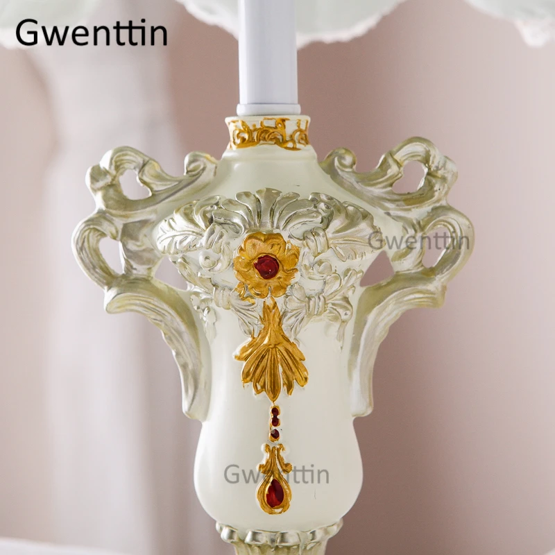 Candeeiros de Mesa Luminárias para o Quarto da Menina Princesa Moderna Suporte Cabeceira Lâmpada Mesa Casamento Decoração Casa Luminária Led 6 lâmpada mesa casamento decoração casa luminária