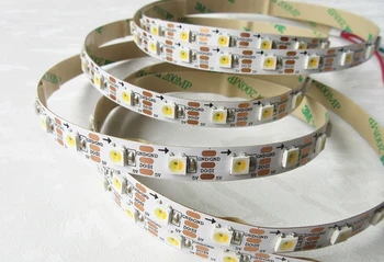 

[Seven Neon]Free shipping wholesales 60leds/meter IP20/65/67 waterproof SK6812 WWA (warm white+cool white+amber )led strip