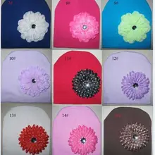 Много цветов Размер 19*19 Детские шапки шапка черепки