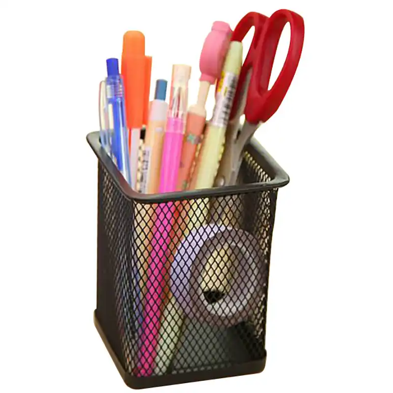 1pcs Pen Holders Desk Organizer Pen Pencil Holder Storage Tray