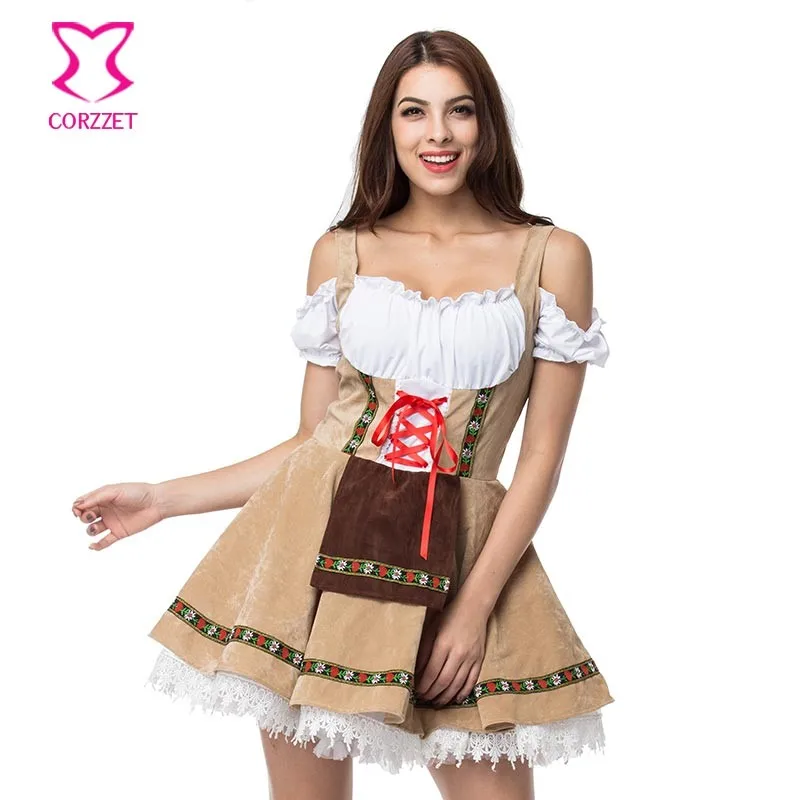 Женский костюм для Хэллоуина Corzzet Beer Girl на Октоберфест модные платья французской