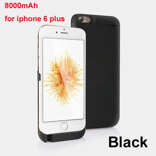 5000 8000 мАч зарядное устройство чехол для iPhone 6 6s 6plus 6s plus power Bank чехол для зарядки Защитная батарея зарядное устройство чехол - Цвет: 5.5 for i6P i6SP