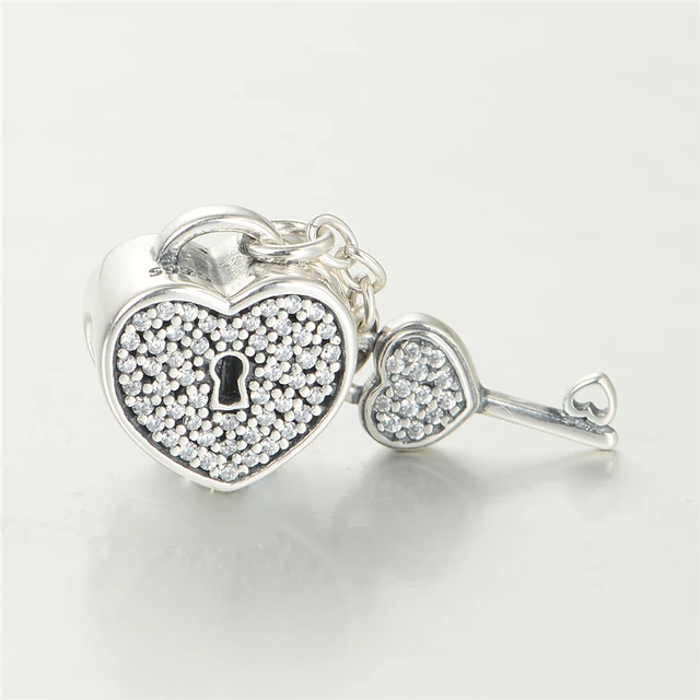 pandora charm heart lock and key pandora charm heart lock and key