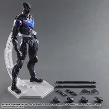 Play Arts DC Дик Грейсон Бэтмен Аркхэм рыцарь № 6 Nightwing фигурка игрушка модель 25 см