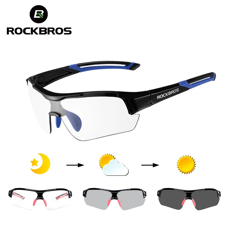 ROCKBROS, велосипедные солнцезащитные очки, UV400, поляризационные, фотохромные, MTB, для шоссейного велосипеда, очки для женщин, мужчин, для спорта на открытом воздухе, велосипедные очки