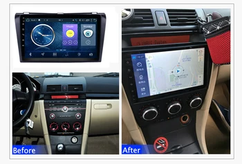 

Super Slim Touch Screen Android 10.0 radio GPS Navigation for Mazda 3 2004 2009 tablets Stereo Wifi Multimedia USB Bluetooth