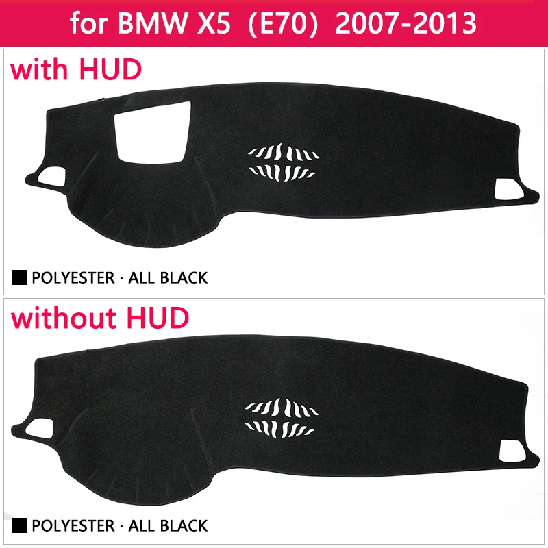 Для BMW X5 E70 2007 ~ 2013 анти скольжения Анти УФ коврик на приборную панель козырек от