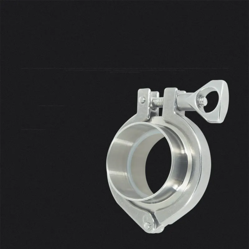 junta de PTFE ss304 1set 57MM OD tubo sanitario TRI CLAMP Soldadura Virola