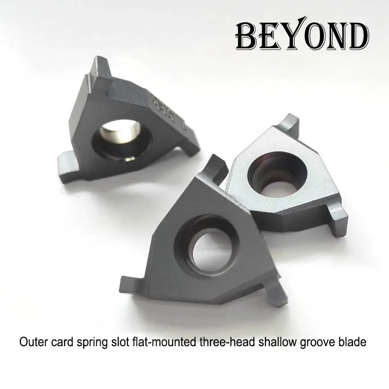 

BEYOND 10pcs 16ER 16IL 16 ER IR 0.7mm 0.8mm 0.9mm 1mm 1.2mm 1.5mm 2mm 3mm Grooving Lathe Cutter for Turning Tool Carbide Inserts