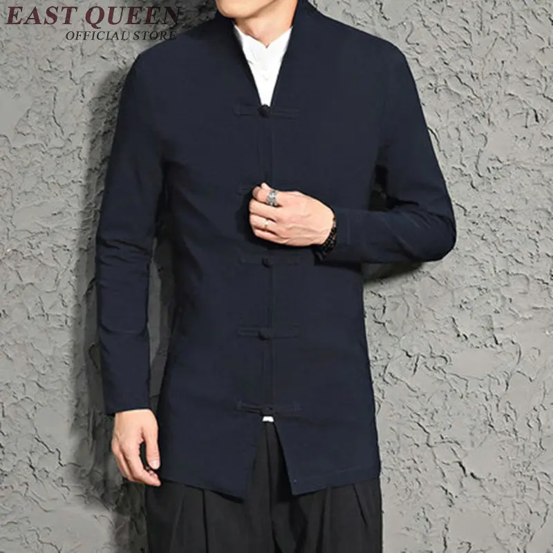 Традиционная китайская одежда для мужчин, мужская куртка-бомбер, пальто для мужчин, зимняя Восточная уличная китайская мужская одежда KK1533 - Цвет: 4