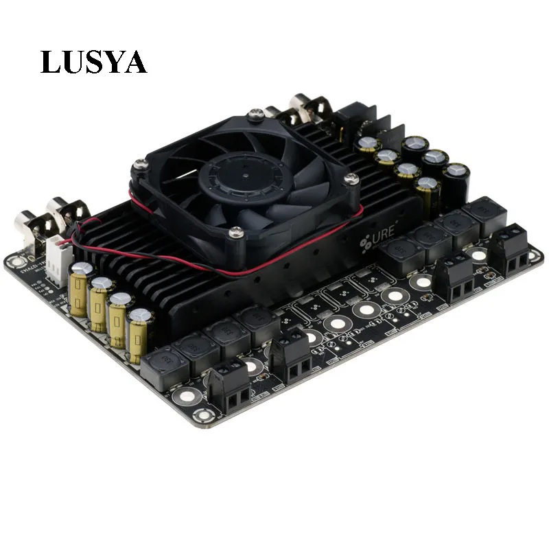 

Lusya TDA7498 HIFi Fever Digital Amplifier Board Class D 100W *4 for Car power DC39V 4 Channel Amp