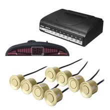 Car Rear Reverse Led Parking Sensor Kit Reversing Radar LED Display 8 Sensors Buzzer Reverse Radar Monitor Parking System