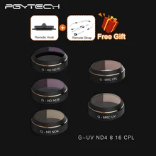 PGYTECH G-ND4 ND8 ND16 MCUV CPL фильтр объектив Комплект для DJI Mavic Pro/Платиновый Дрон аксессуары для квадрокоптера
