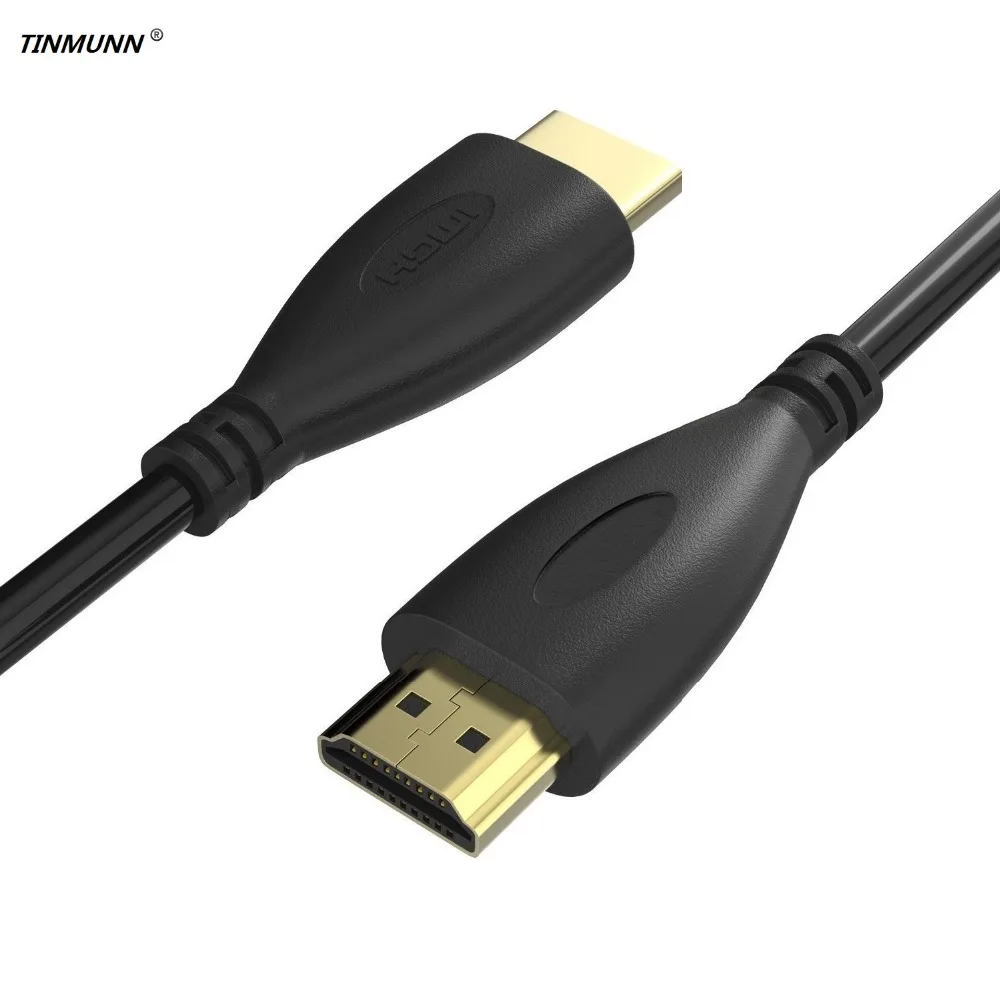 TINMUNN R модель HDMI кабель Male-Male 1080P позолоченный кабель 1,4 в 0,5 м 1M1. 5 м 2 м 3 м 5 м 10 м для HD lcd HDTV сплиттер коммутатор