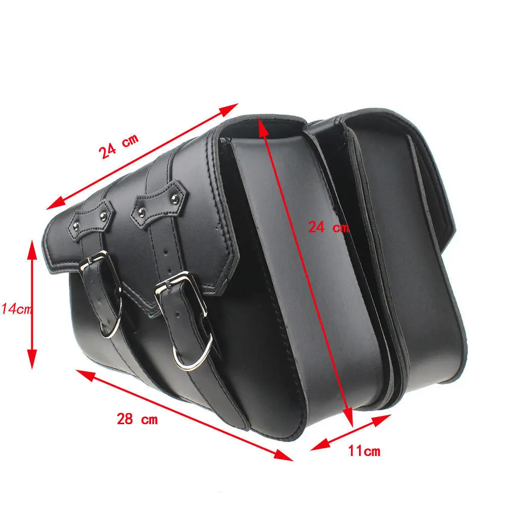 Кожаная Мотоциклетная седельная сумка с креплением для Harley Davidson Sportster 883 1200|saddle bag