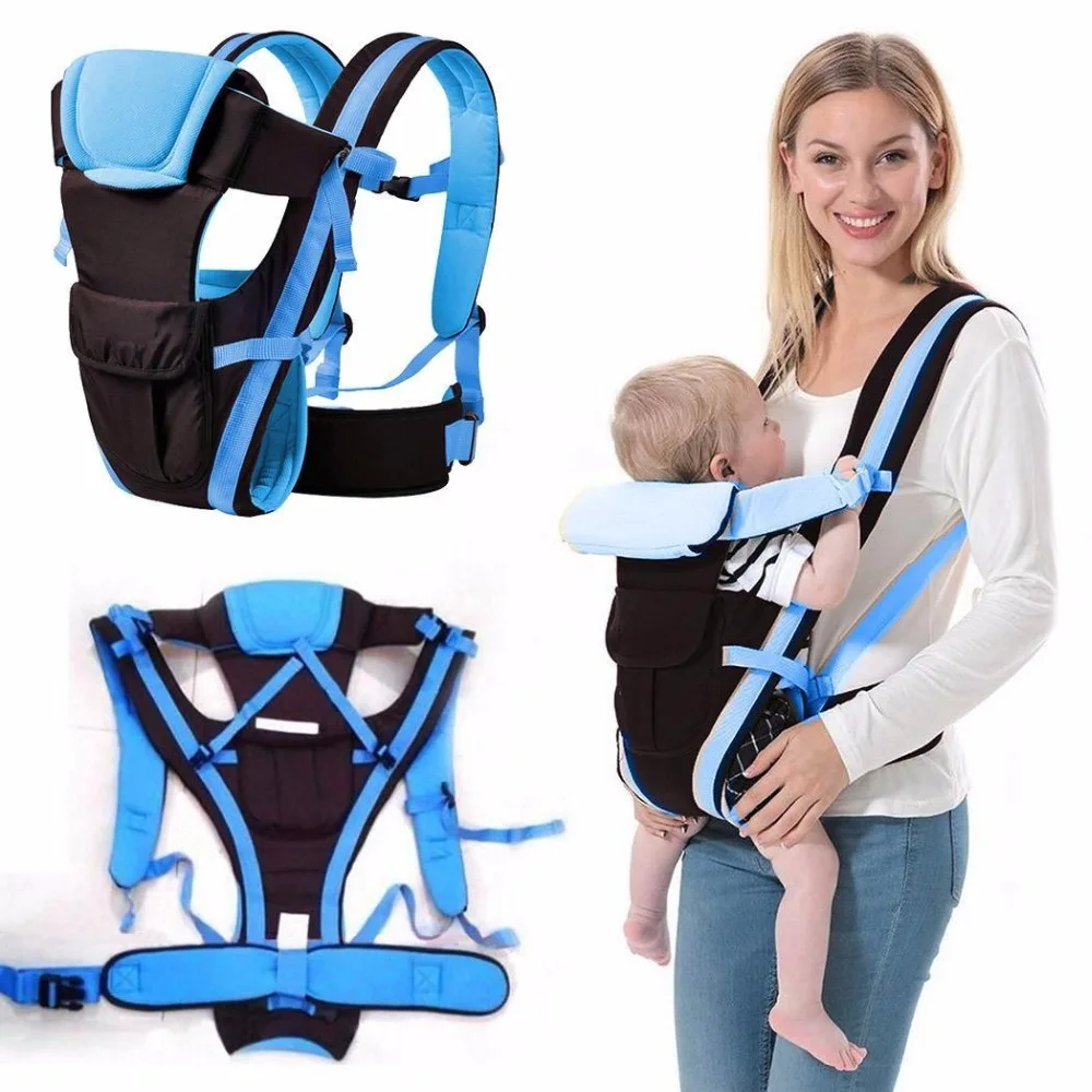 4 в 1 воздухопроницаемая переноска для ребенка, Удобный слинг-рюкзак, сумка-кенгуру для ребенка, многофункциональное приспособление для переноски