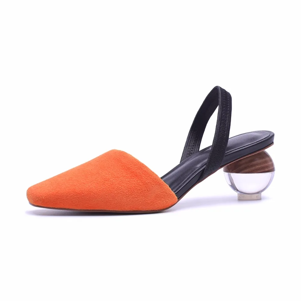 suede slingback heels