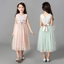 Nicoevaropa/Платья с цветочным узором для девочек; детские кружевные платья принцессы с цветами; сезон лето-осень; детская одежда наивысшего качества