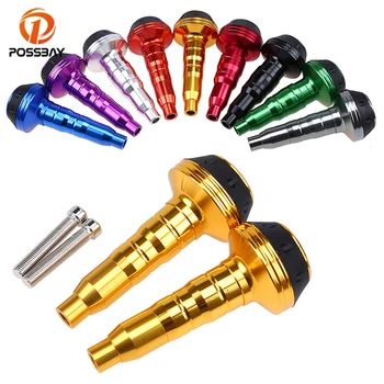

POSSBAY Motorcycle Frame Slider Anti Crash Falling Engine Protector for 10mm Mounting Hole Scooter Falling Protection