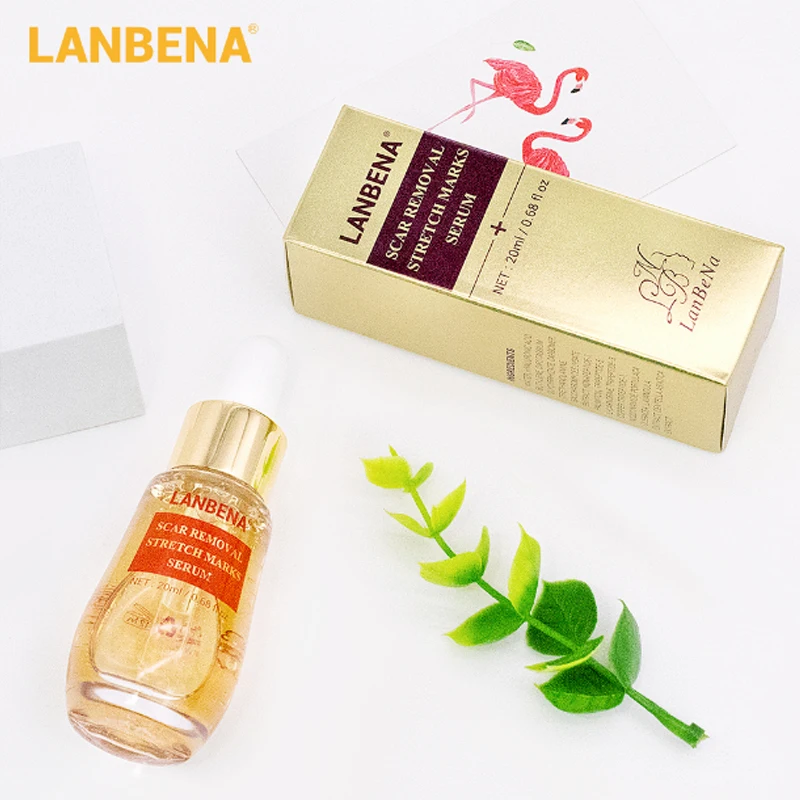 LANBENA акне шрам удаление растяжек сыворотка лечение средство для удаления угрей