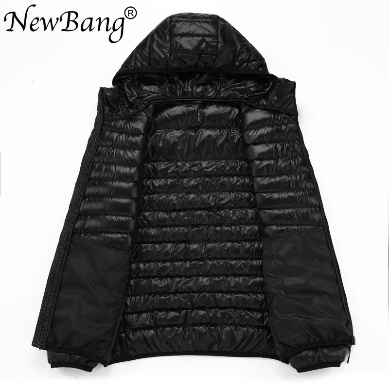 Бренд NewBang 8XL 9XL 10XL 11XL Мужской Ультра светильник куртка пуховик с утиным пухом