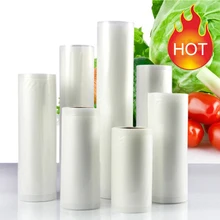Food Grade Plastic Vacuum Storage Bags For Food Vacuum Sealer, 5 Rolls/Lot Vacuum Packing Bags Fresh Food Saver Food Bags Food Grade Plastic Vacuum Storage Bags For Food Vacuum Sealer, 5 Rolls/Lot Vacuum Packing Bags Fresh Food Saver Food Bags