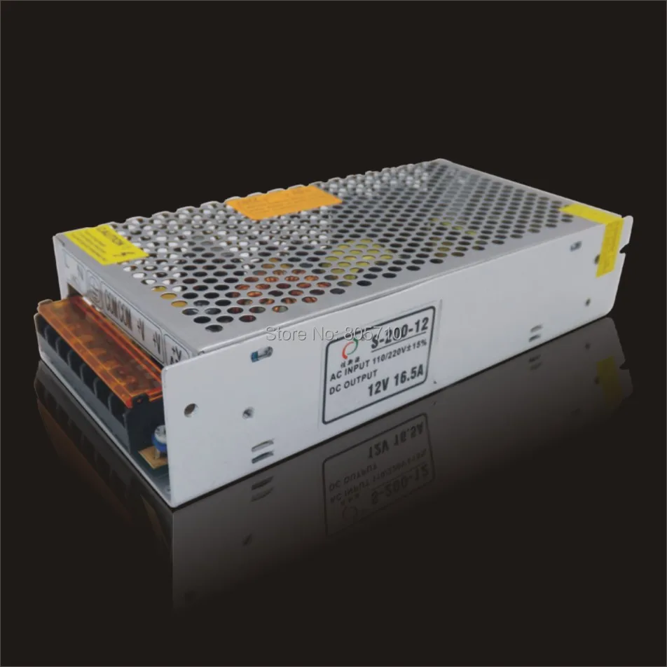 

12V16.5A 200W LED Power supply, switch mode power supply 170~264VAC OR 90~264VAC, high quality